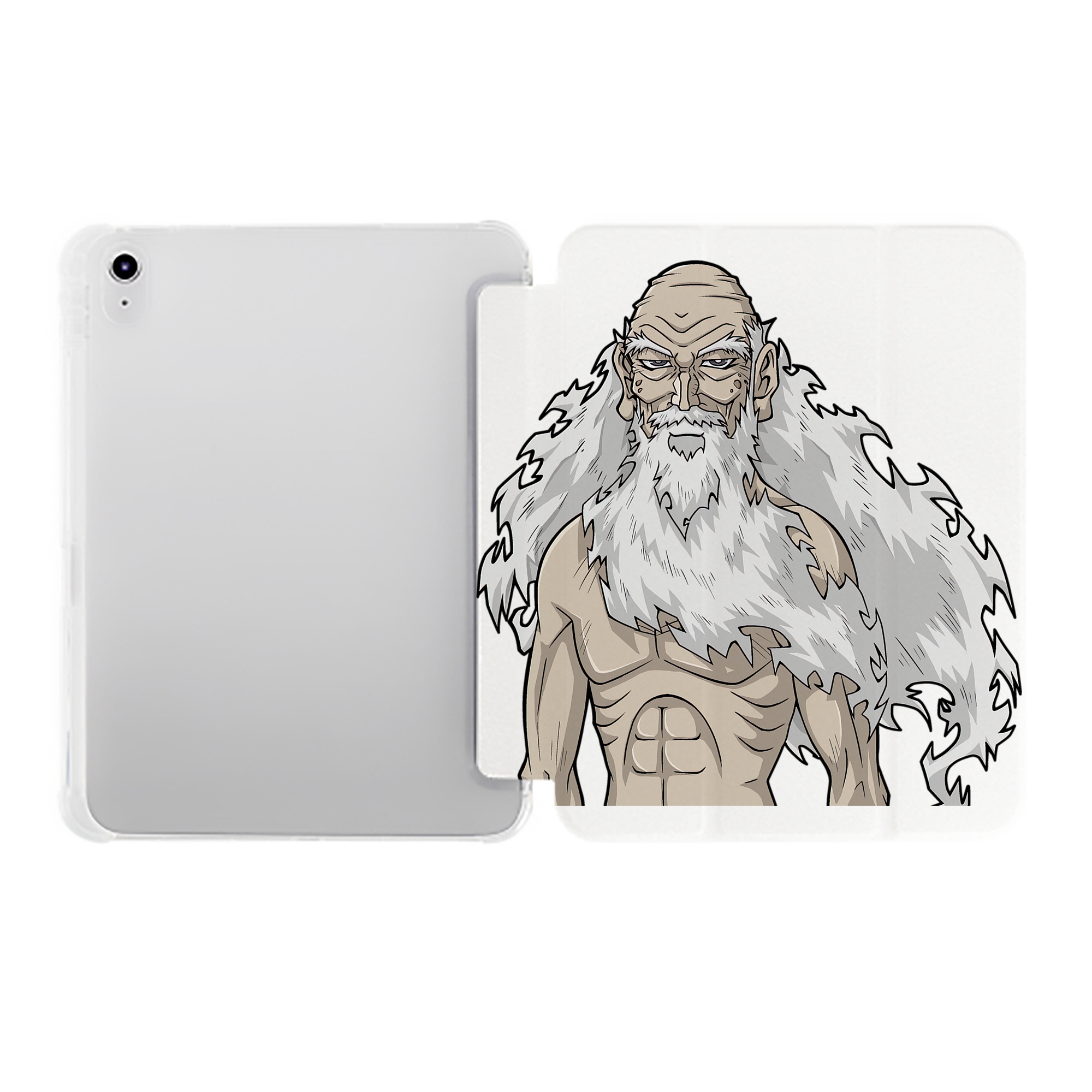 （画像用） 遊☆戯☆王 Yu-Gi-Oh! IPad ケース ペン収納付き 三つ折りスタンド PUレザー×シリコン 対応機種9.5/10.5/10.9インチ
